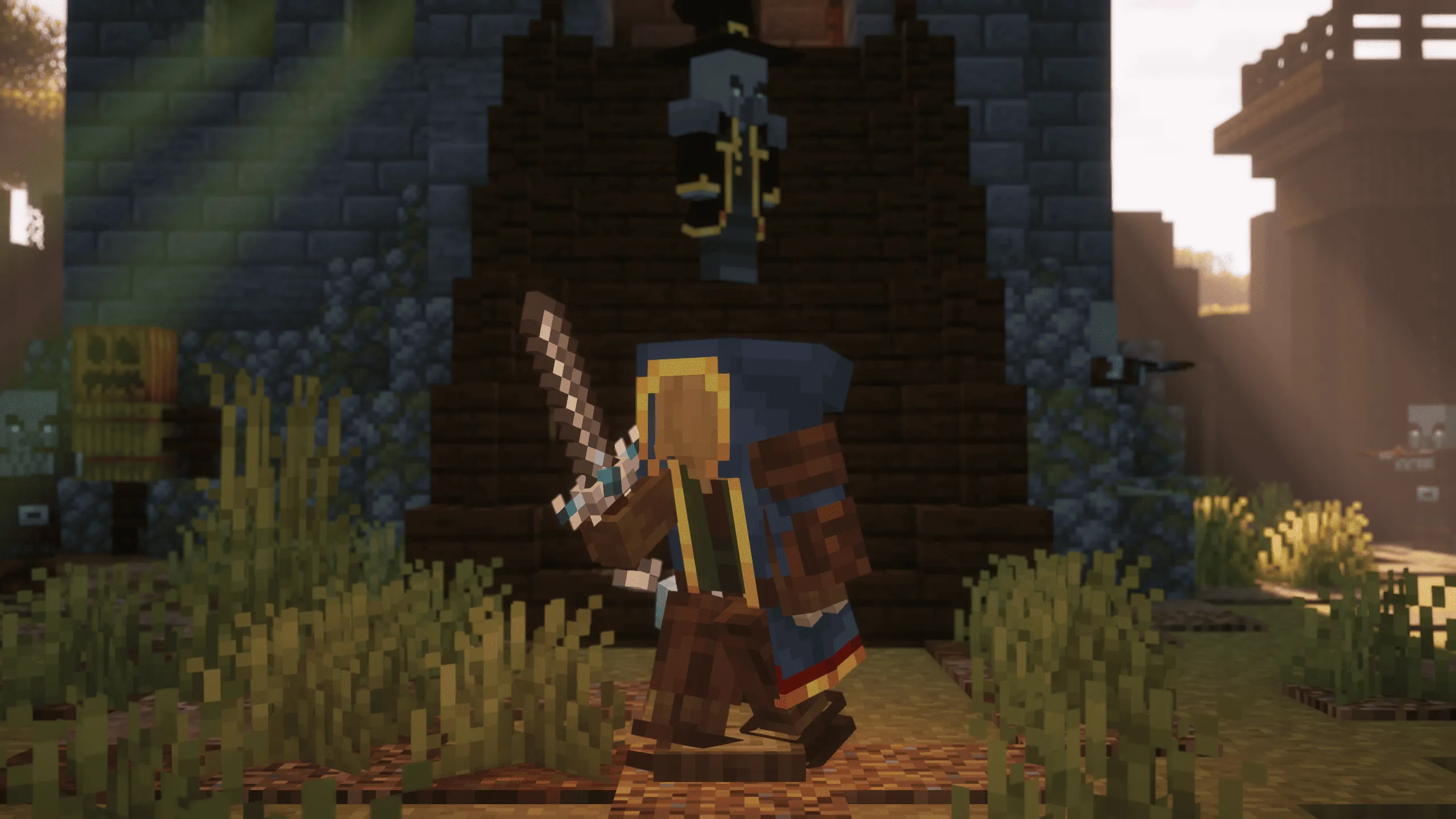 Iron's Spells Weapons Reimagined — скриншот 2 (Текстуры, Minecraft)