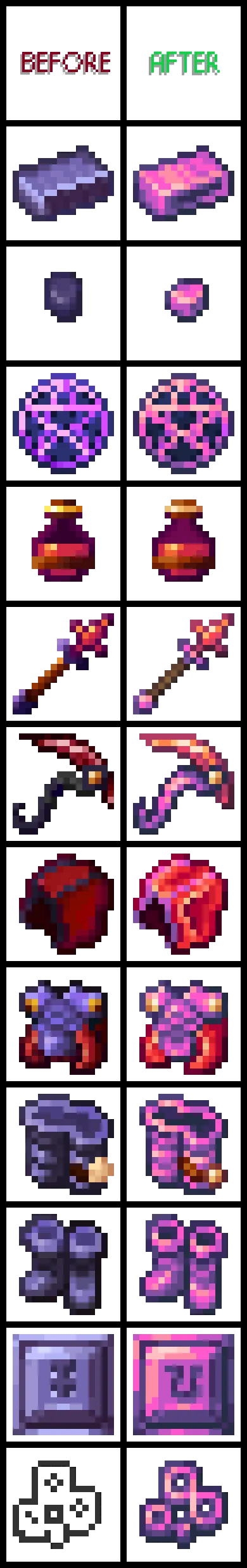 retextured : sanguine arsenal — скриншот 2 (Текстуры, Minecraft)