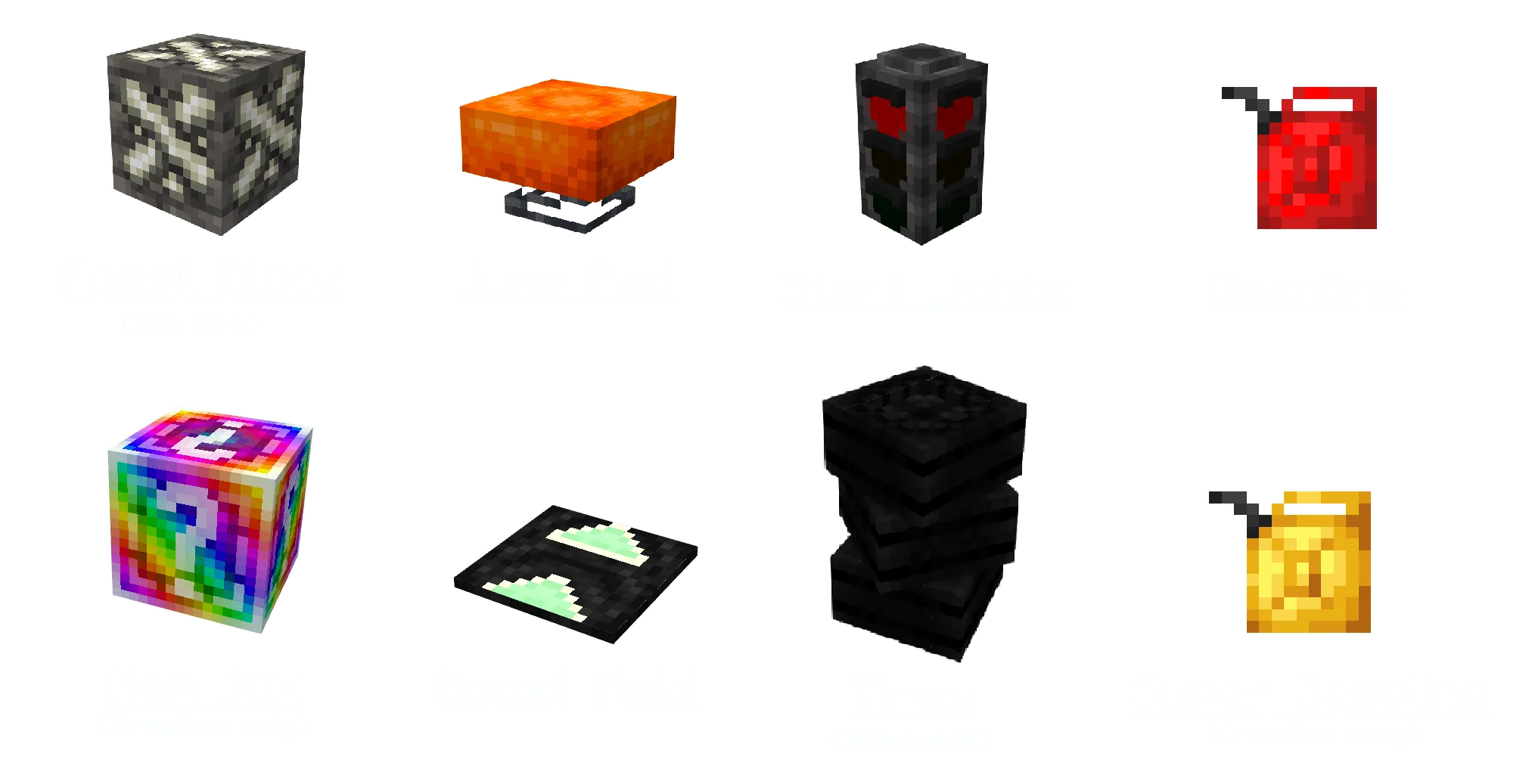 Zcoper Karts, Моды, Minecraft