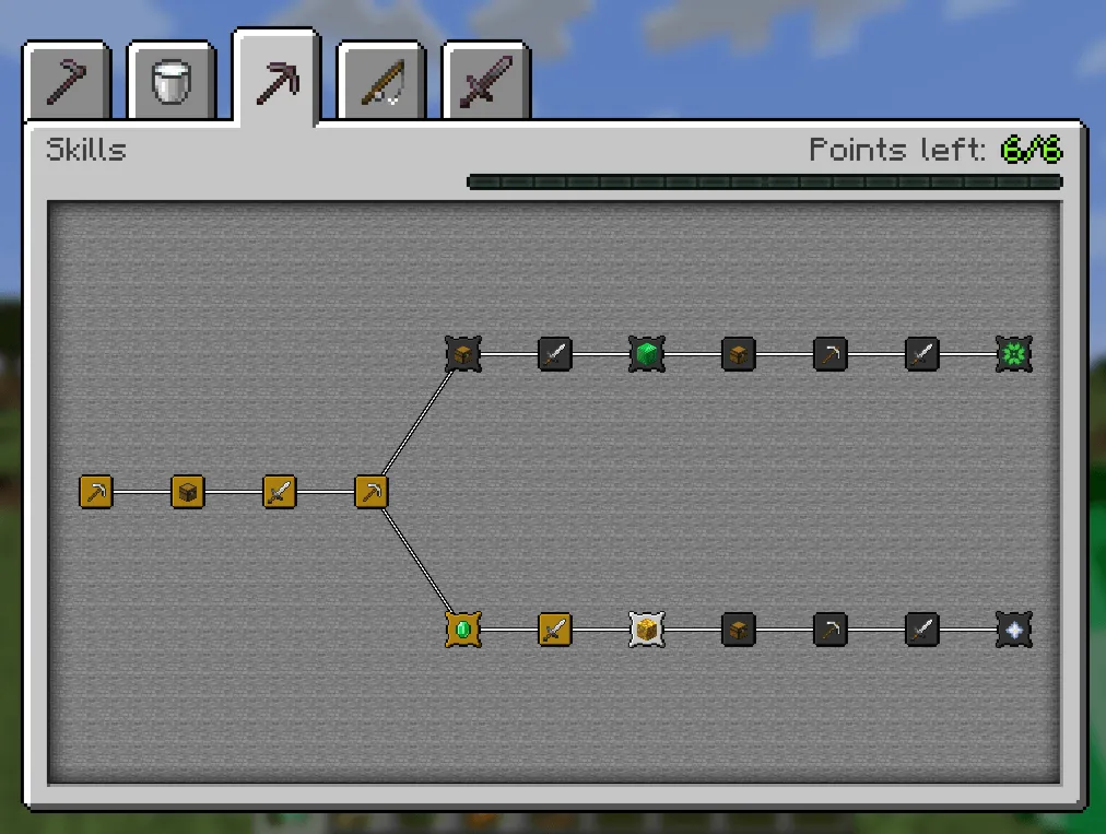 Sunlit Skills — скриншот 1 (Моды, Minecraft)