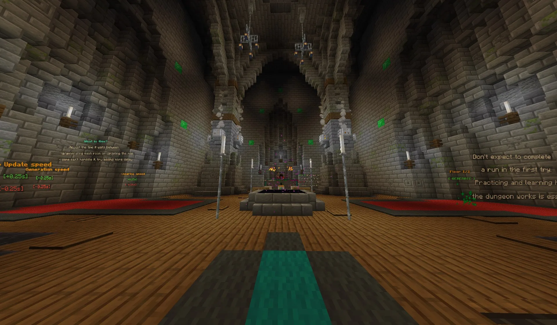 Forsaken Dungeons, Карты, Minecraft