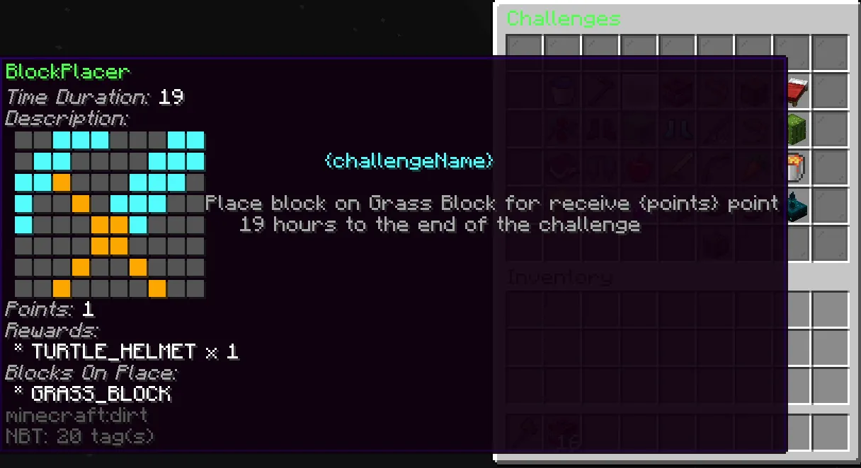 V.Challenges — скриншот 3 (Плагины, Minecraft)