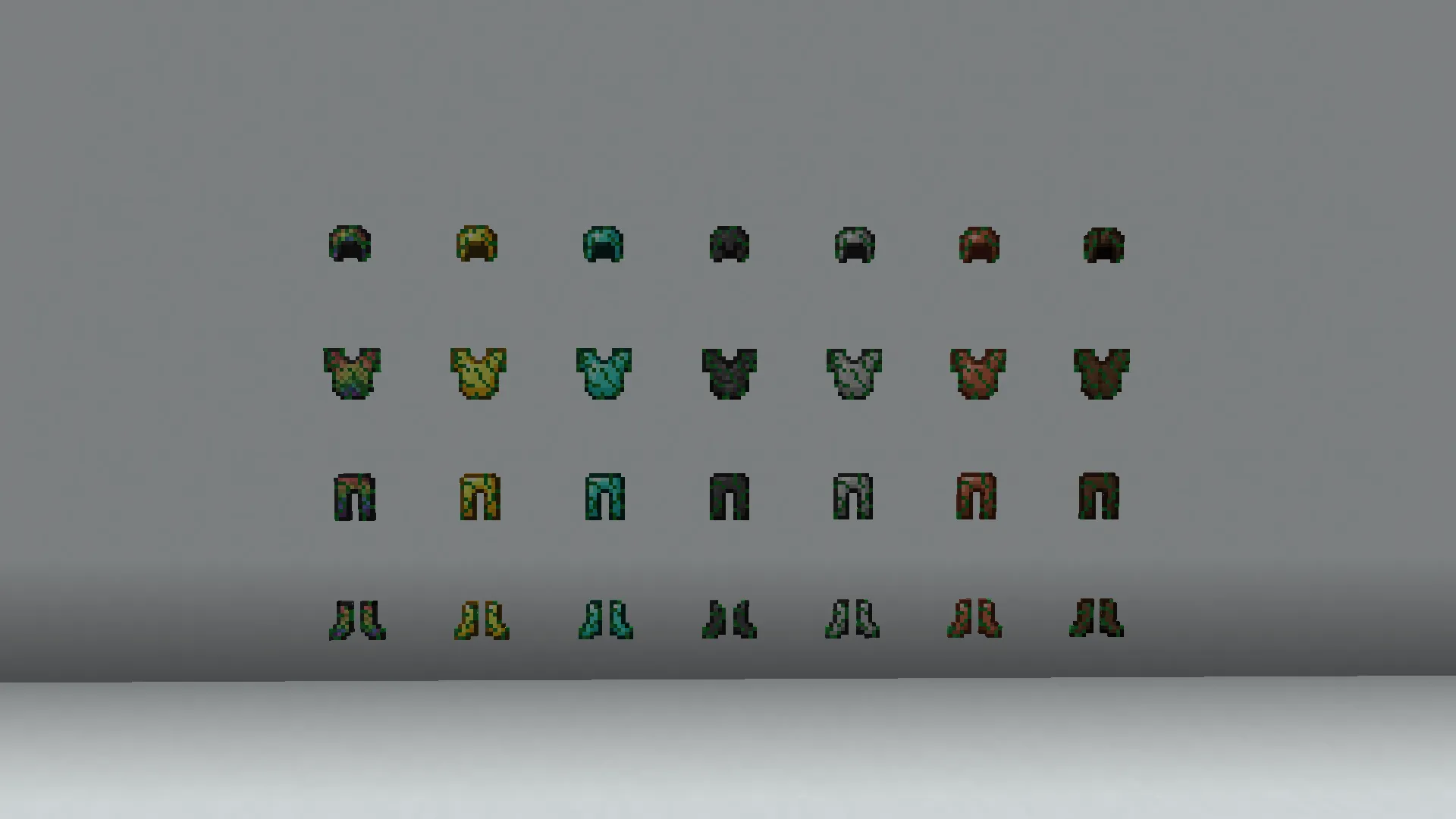 Blooming Armor, Текстуры, Minecraft
