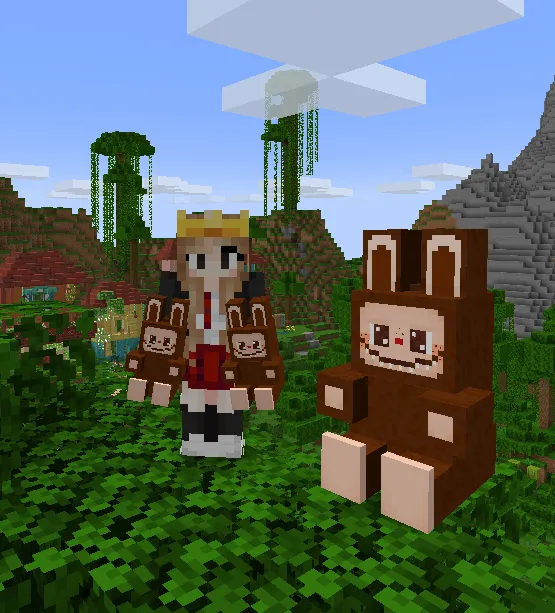 Labubu - Totem of Undying (Duoduo) — скриншот 1 (Текстуры, Minecraft)