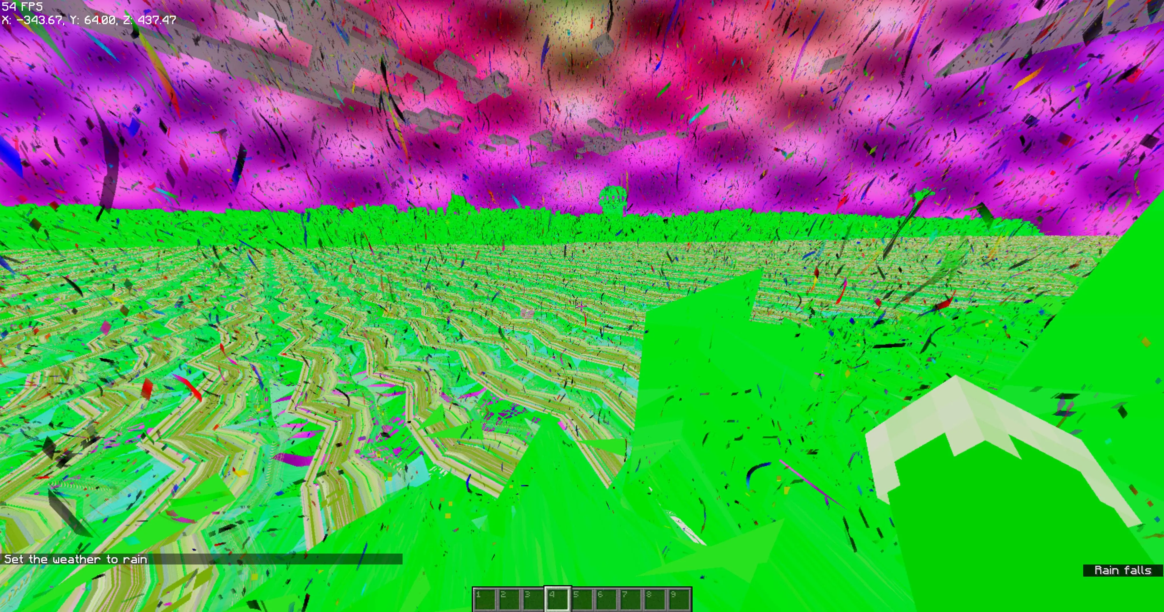 Crucify, Шейдеры, Minecraft