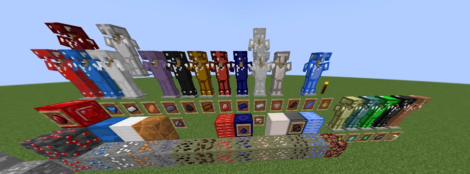 MegaOrePack, Моды, Minecraft