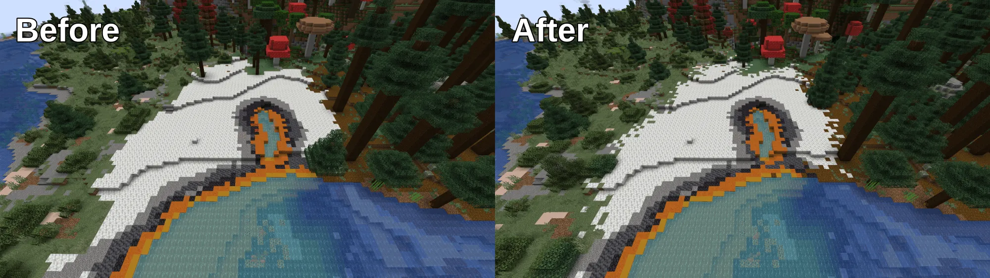 Pufferfish's Biome Dither [Fabric & Forge & NeoForge], Моды, Minecraft