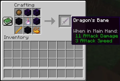 Dragon's Bane — скриншот 1 (Моды, Minecraft)