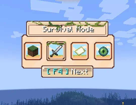 Solarpunk GUI, Текстуры, Minecraft