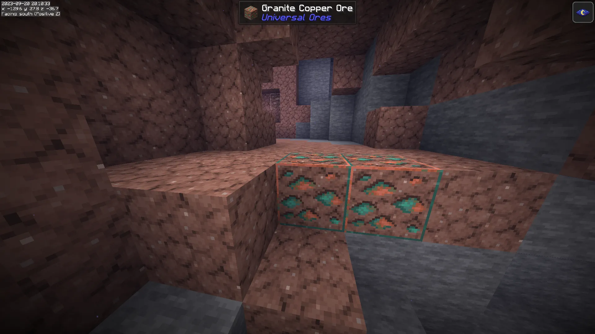 Faithful 32x Universal Ores Ore Borders — скриншот 1 (Текстуры, Minecraft)