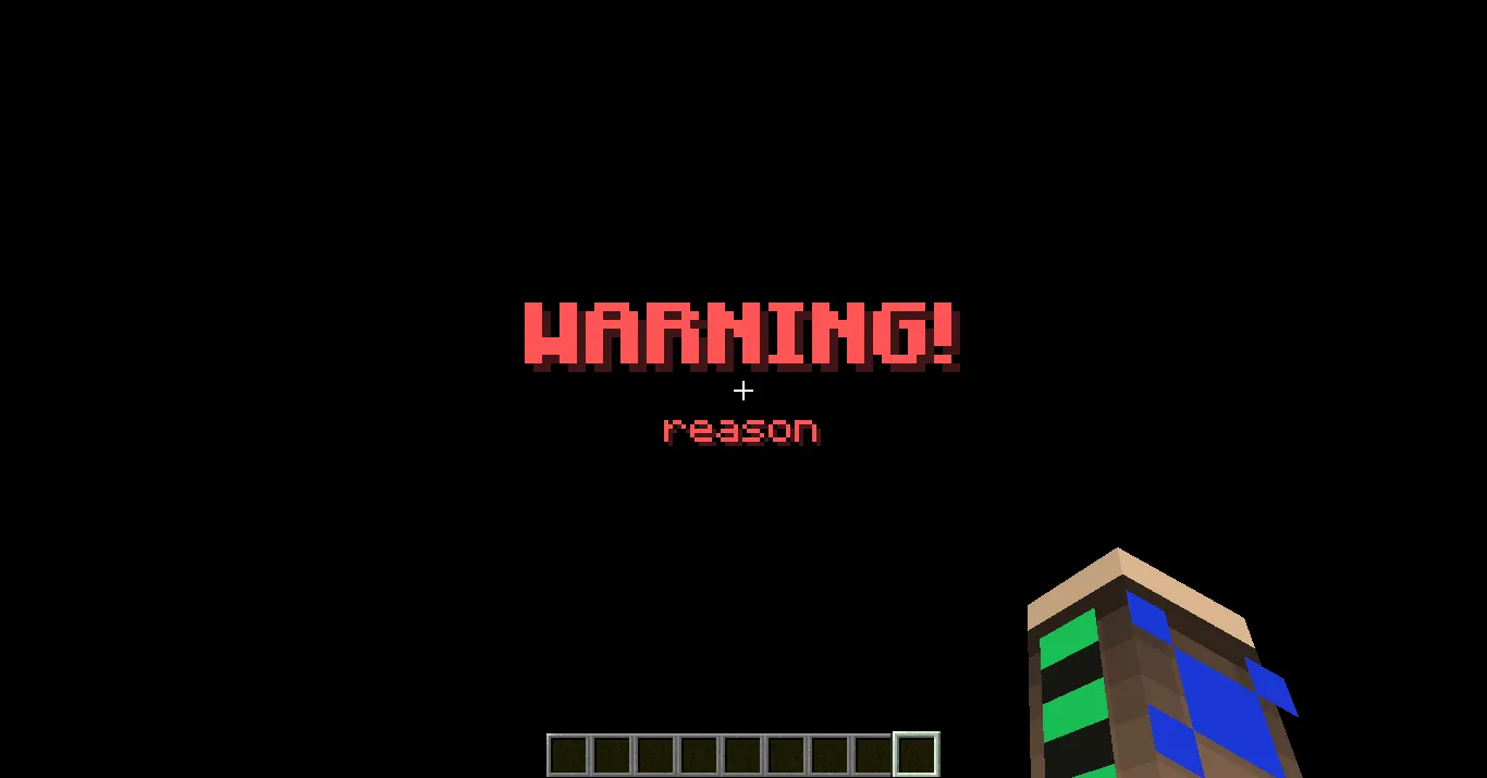 WarnPlayers — скриншот 1 (Плагины, Minecraft)