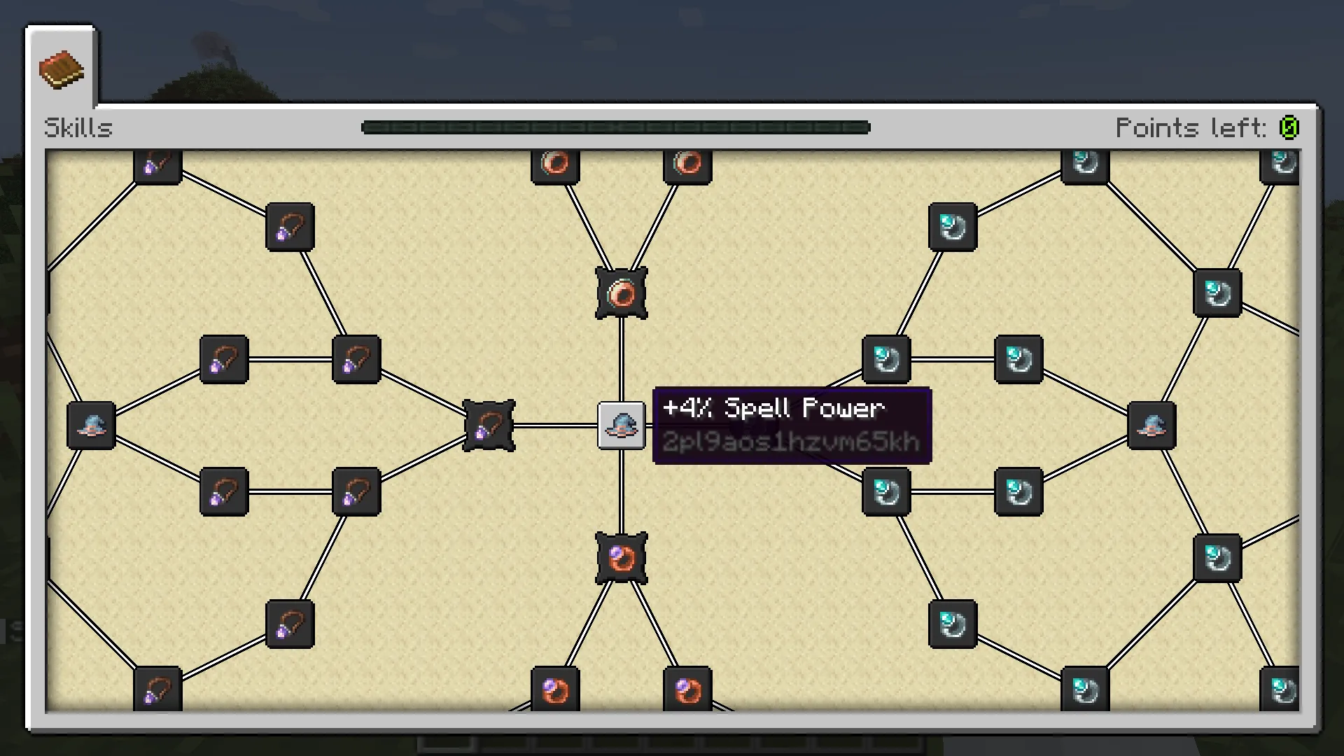 Unofficial Iron's Spells 'n Spellbooks Skill Tree — скриншот 2 (Моды, Minecraft)