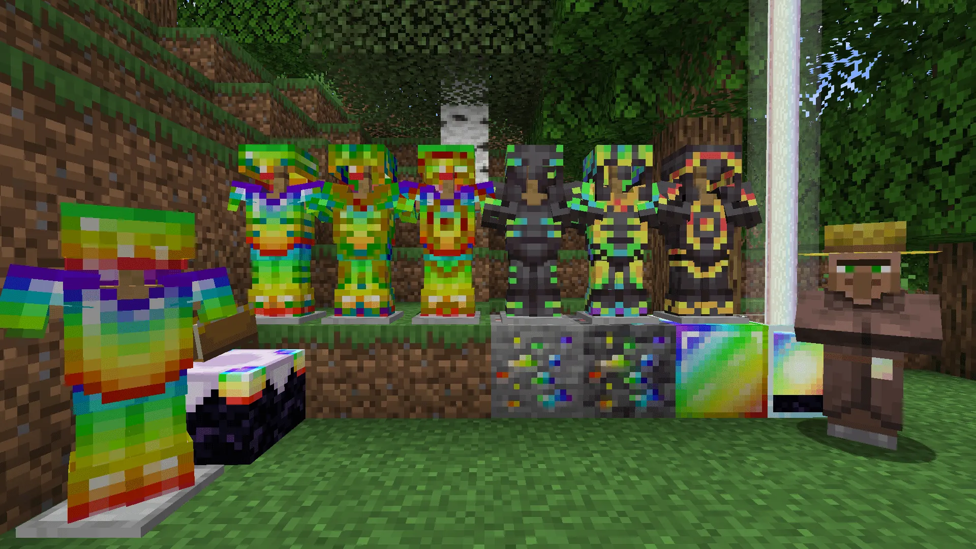 Sarah's Rainbow Diamonds — скриншот 1 (Текстуры, Minecraft)