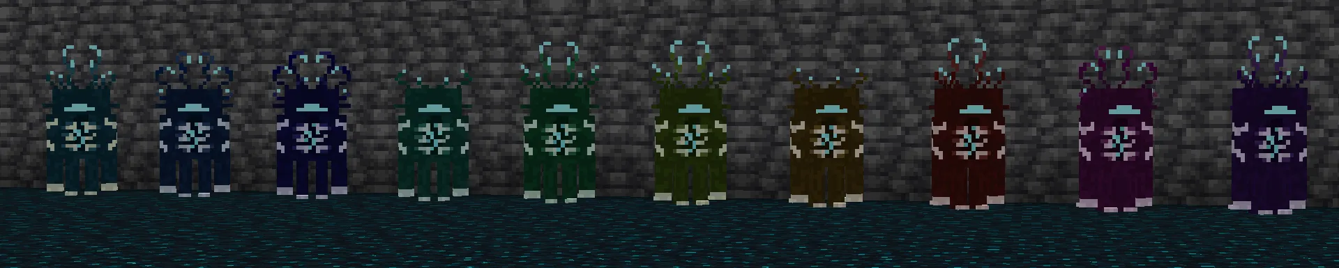 Warden Villagers, Текстуры, Minecraft