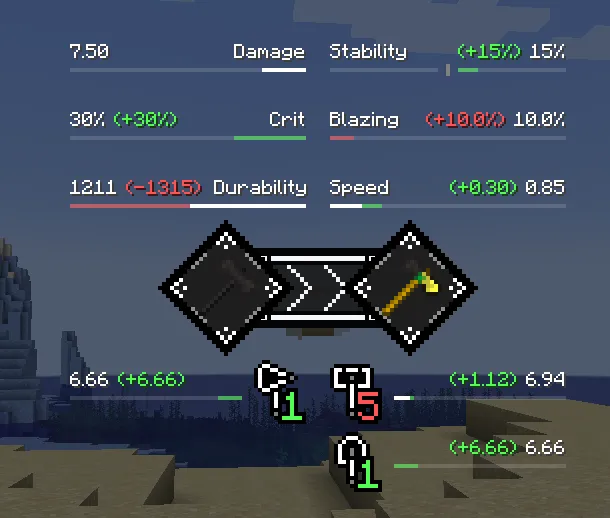 Tetra View, Моды, Minecraft