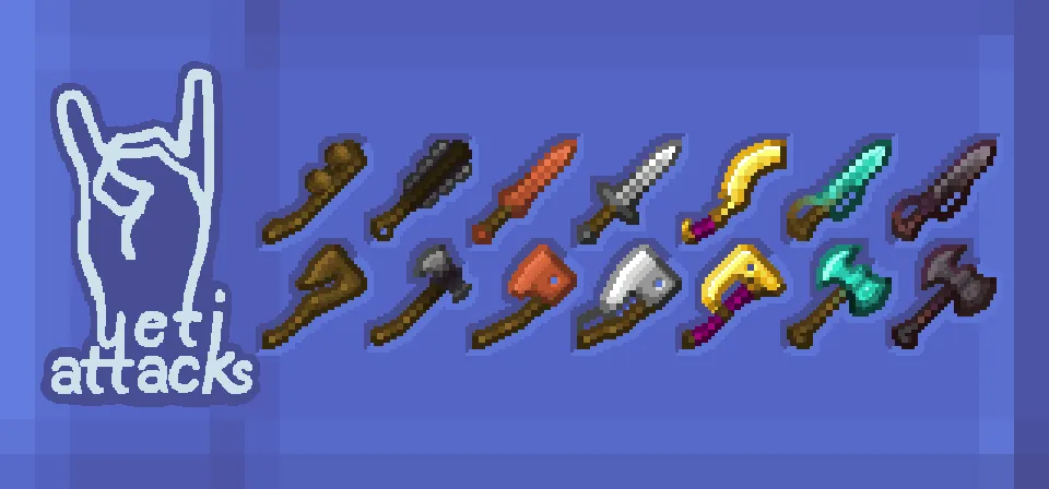 A Yeti's Attacks, Текстуры, Minecraft