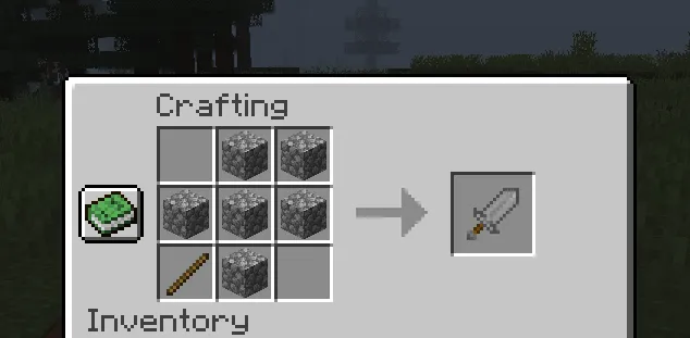 Great Swords using vanilla resources  — скриншот 5 (Моды, Minecraft)