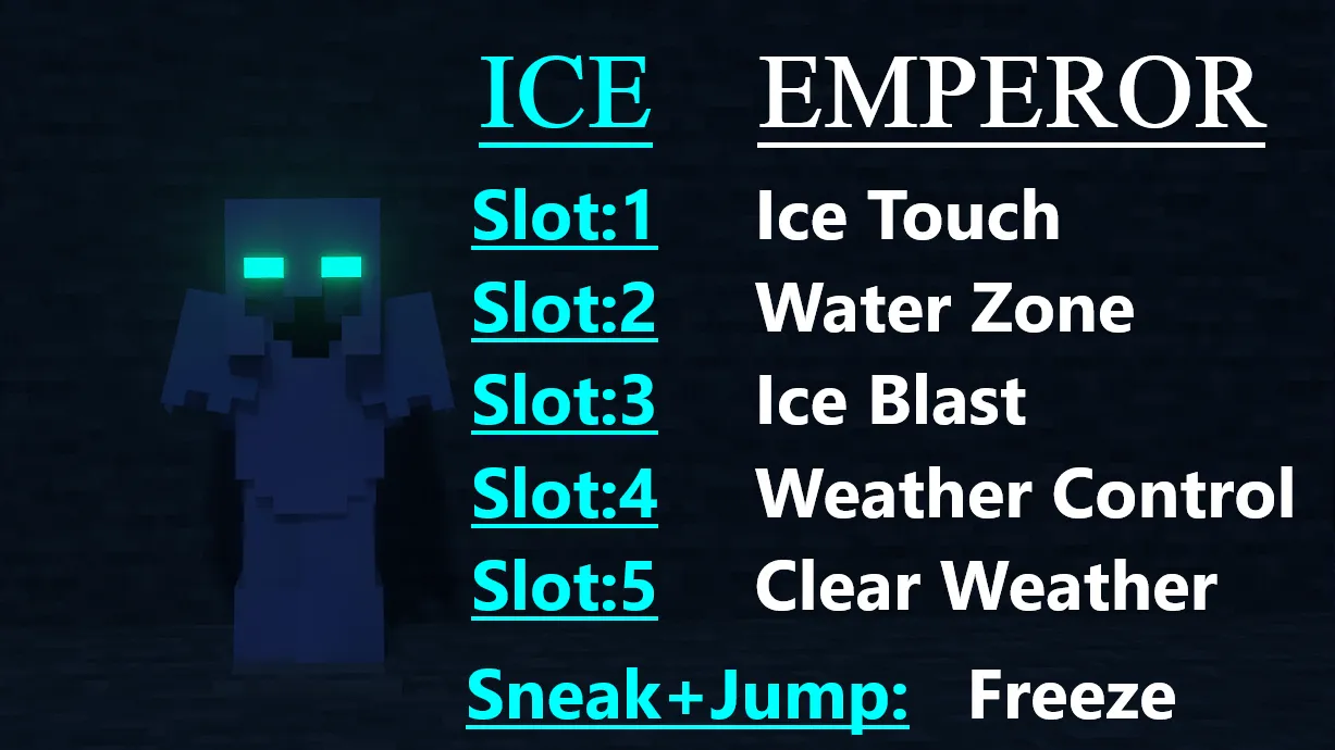 Ice Emperor, Дата-паки, Minecraft