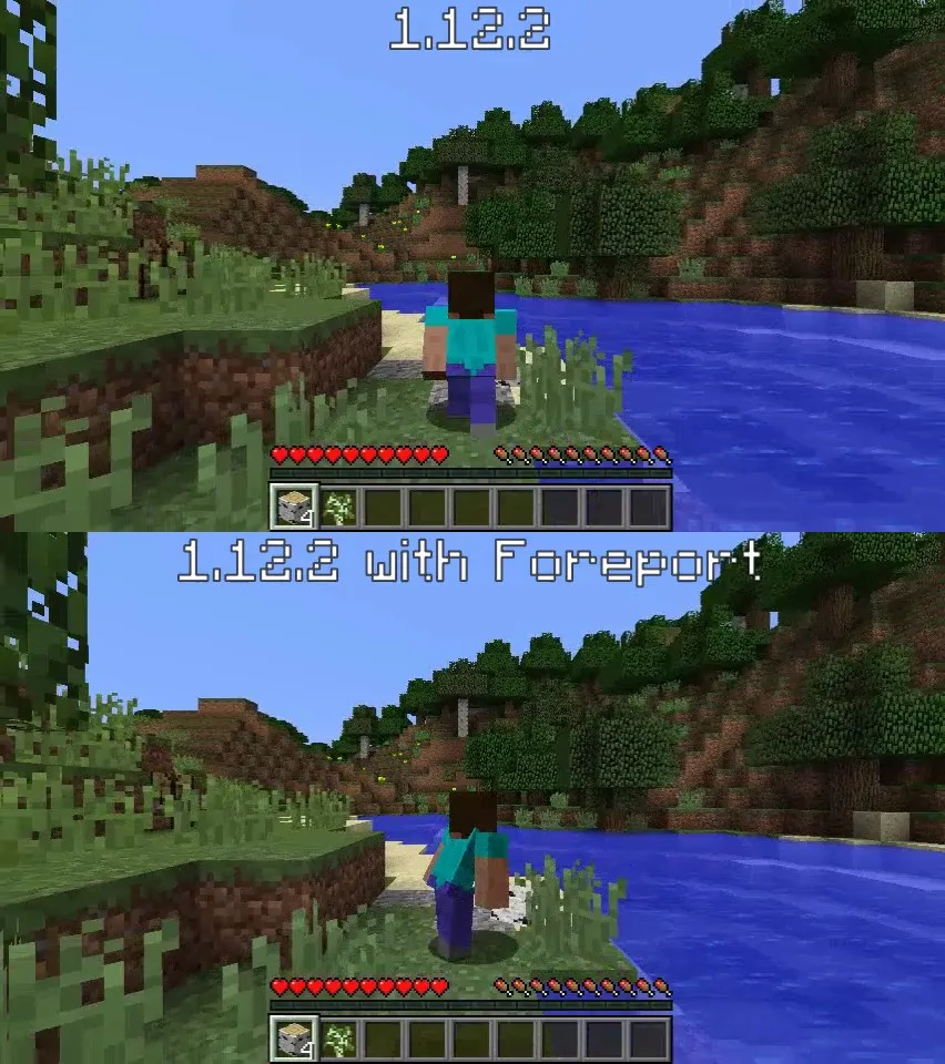 Foreport, Моды, Minecraft