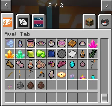 The Avali Project, Моды, Minecraft