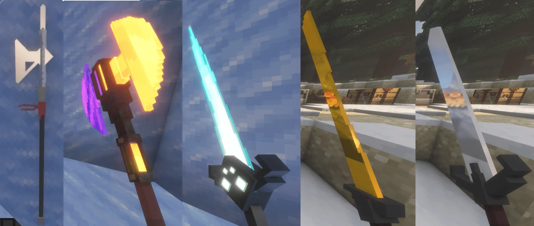 Simply Swords 3D, Текстуры, Minecraft