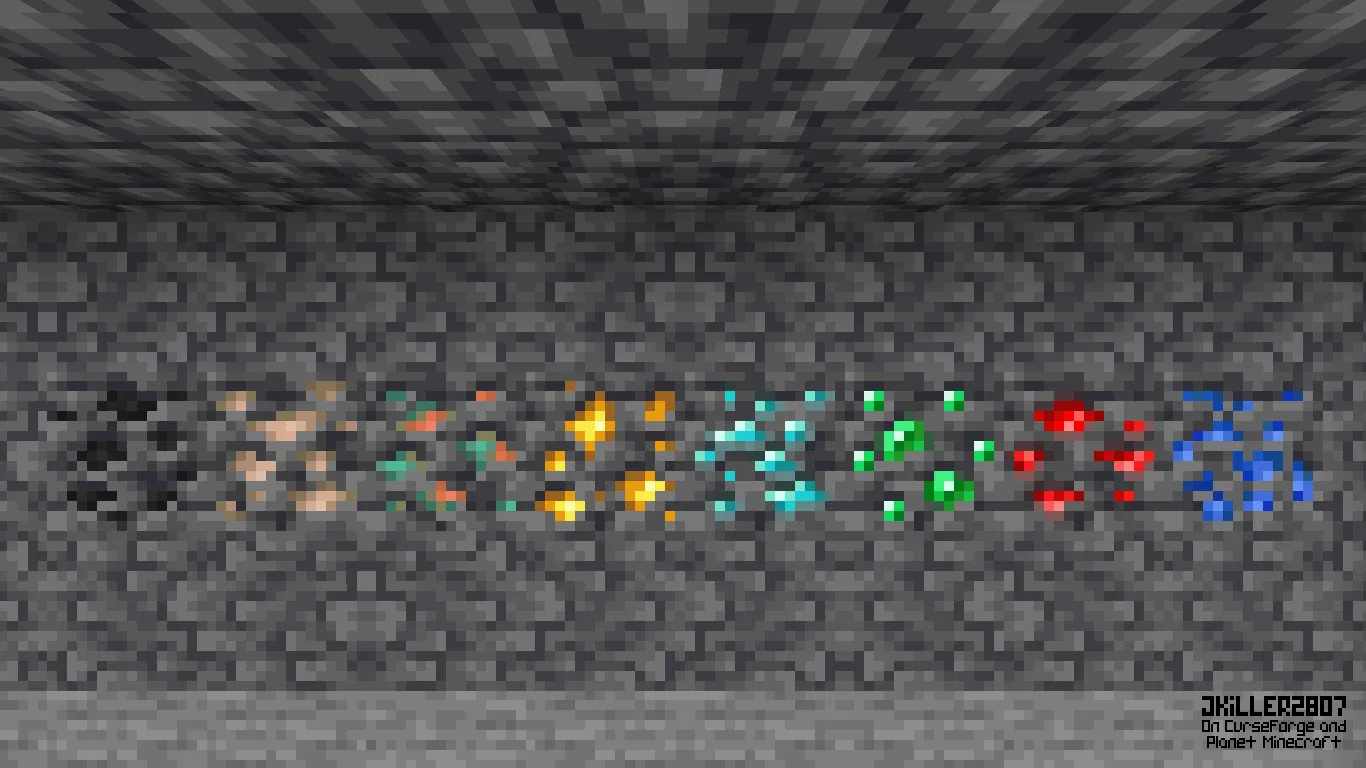 Visible M-Ore Variants, Текстуры, Minecraft