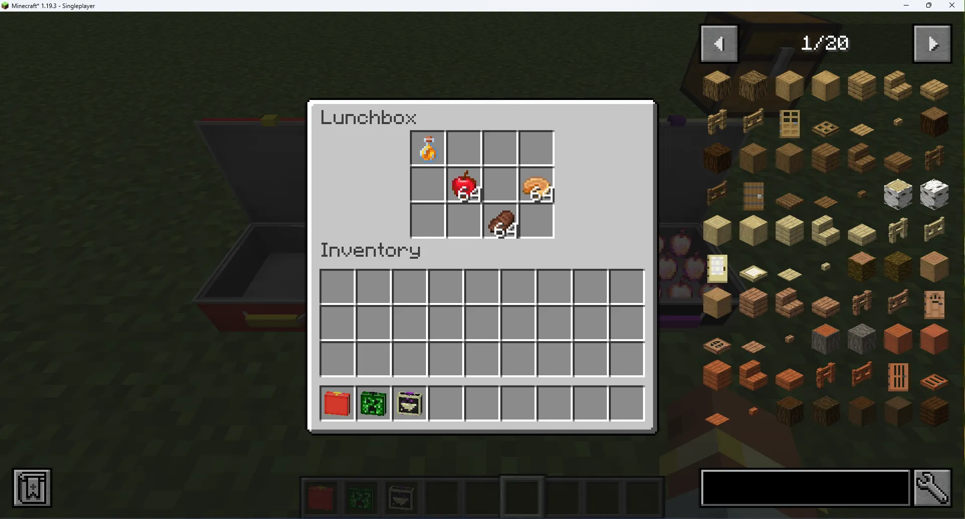 Kmek's Lunchboxes, Моды, Minecraft