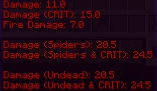 Wynn's Damage Indicator, Моды, Minecraft