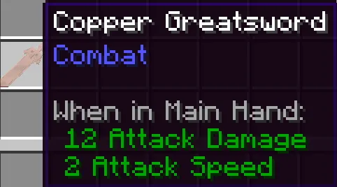 Copper Great swords — скриншот 6 (Моды, Minecraft)