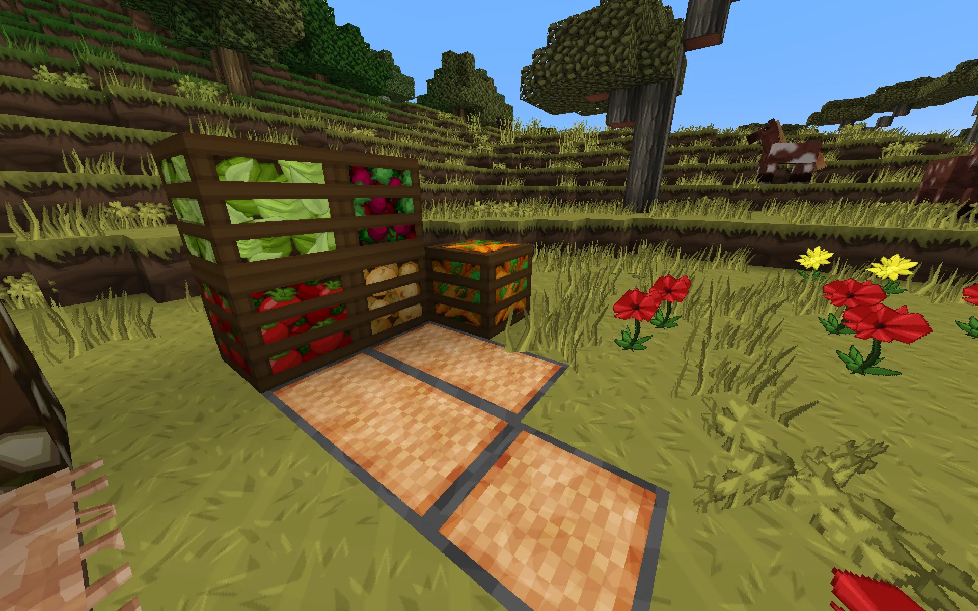 Farmer's Delight BDCraft — скриншот 6 (Текстуры, Minecraft)
