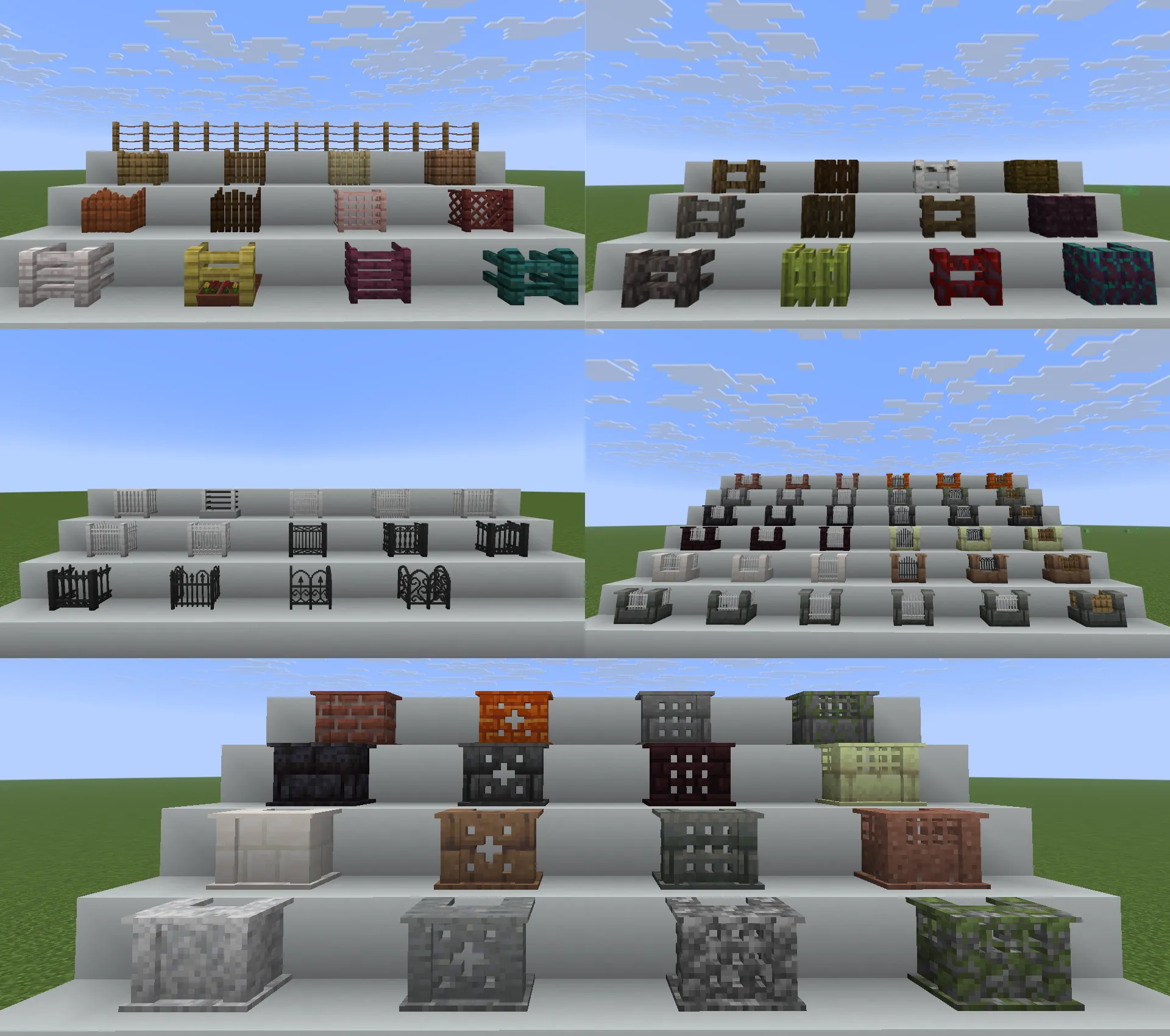 Decorative Fences — скриншот 6 (Моды, Minecraft)