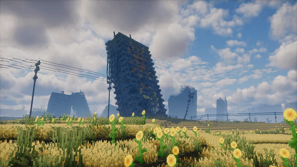 Tideworn - 8 sqkm Forgotten Flooded City — скриншот 20 (Карты, Minecraft)