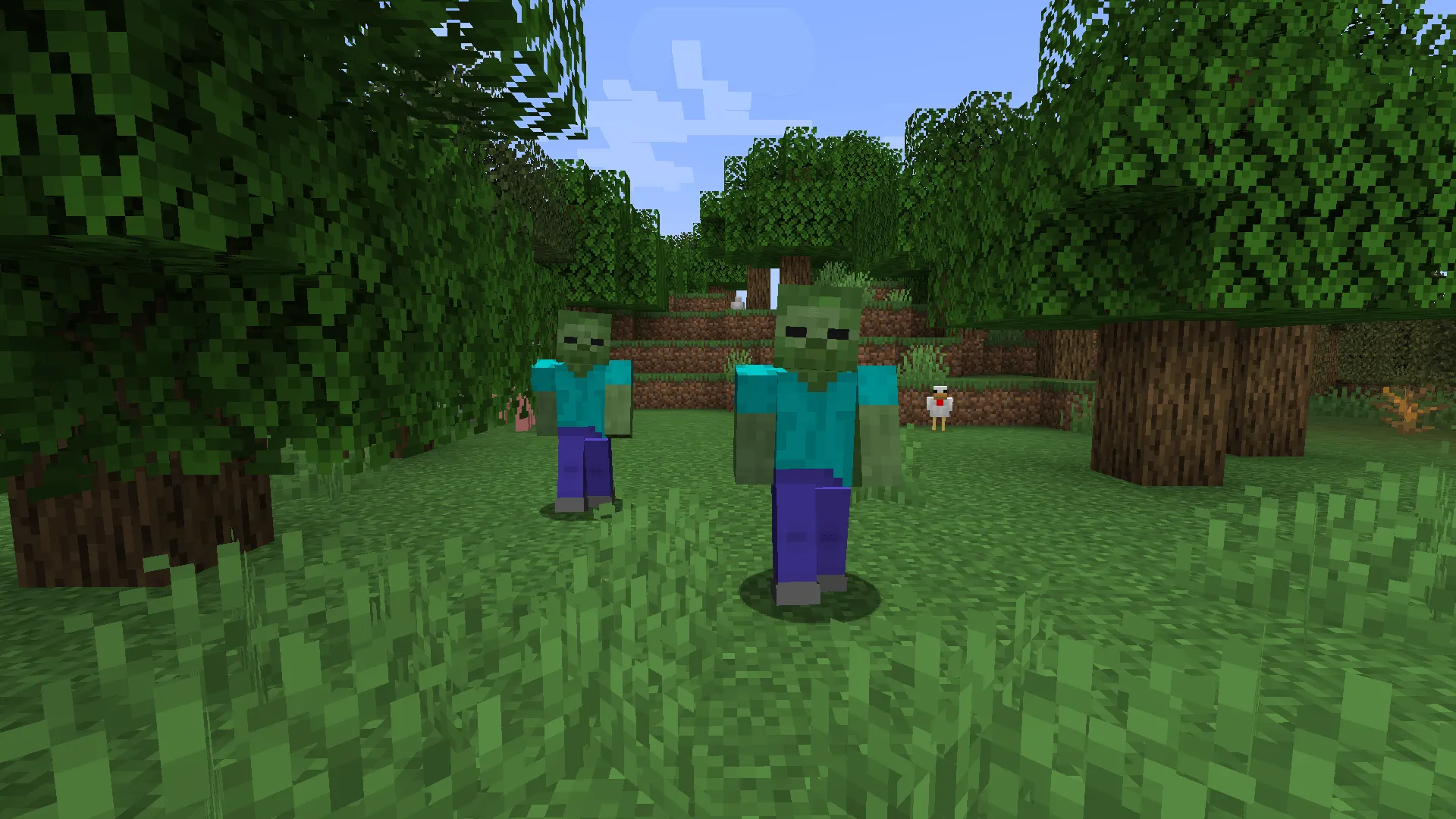 New Zombie Variants by Murslav — скриншот 1 (Моды, Minecraft)
