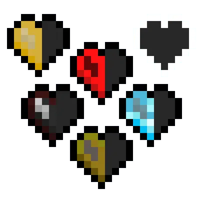 Vanilla Hearts Health Bar HUD Hotbar — скриншот 1 (Текстуры, Minecraft)