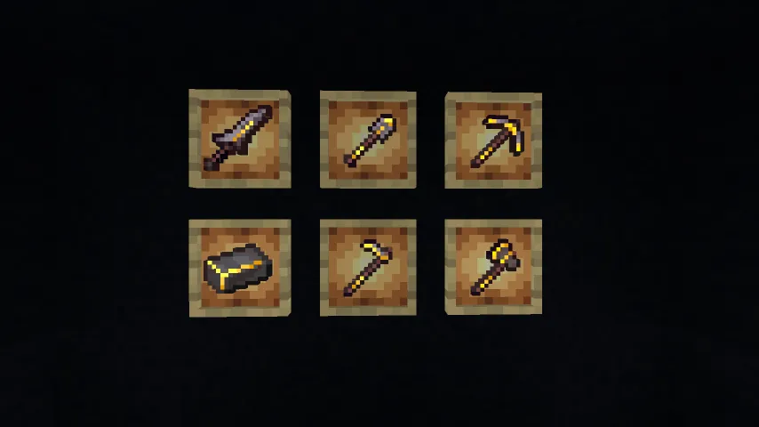 Golden delight (Netherite) — скриншот 2 (Текстуры, Minecraft)