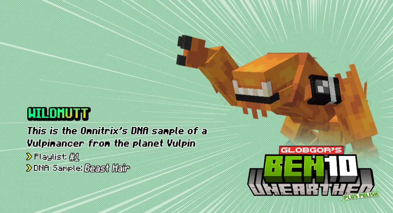 Ben 10: Unearthed, Моды, Minecraft