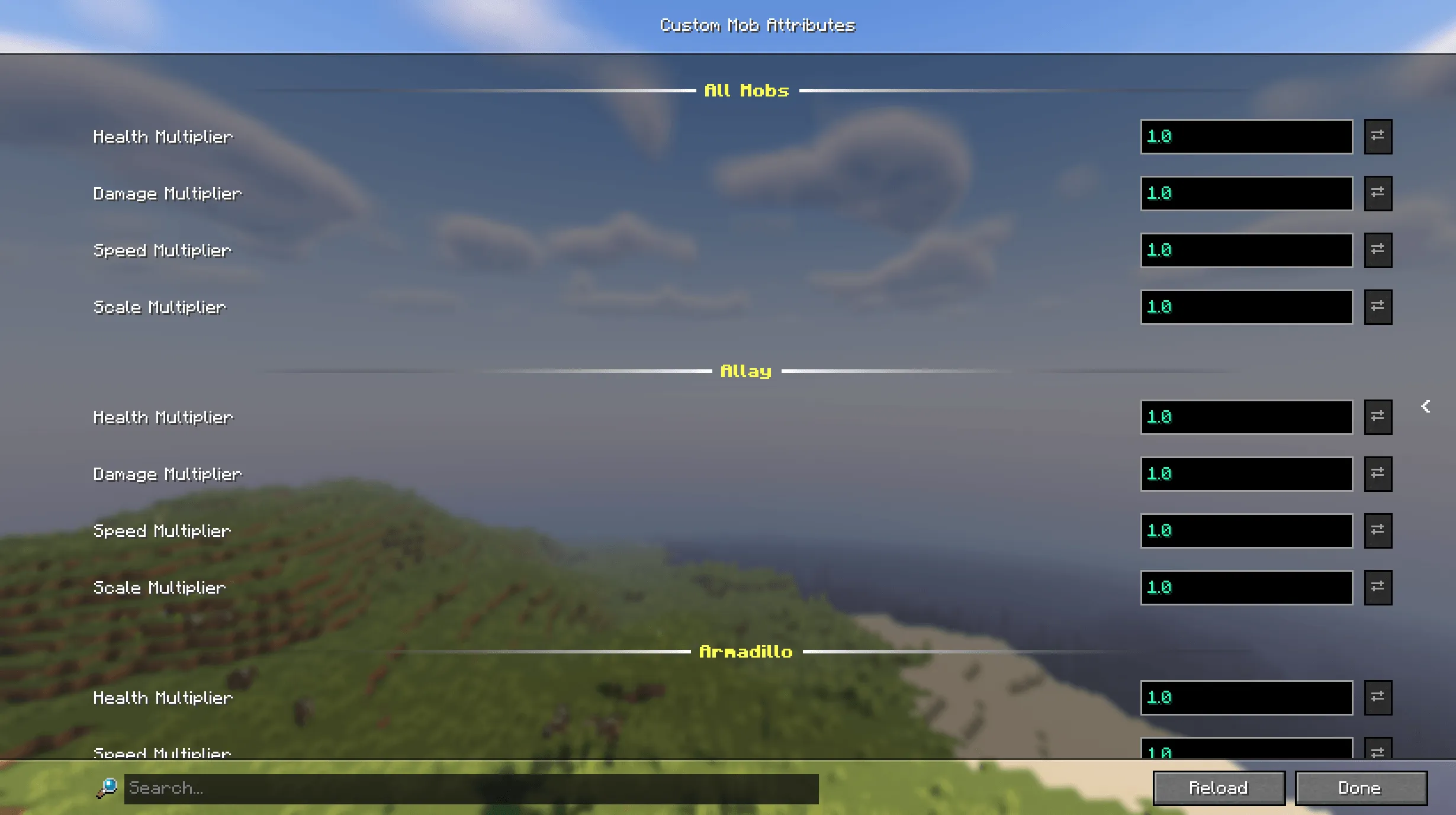 Custom Mob Attributes, Моды, Minecraft