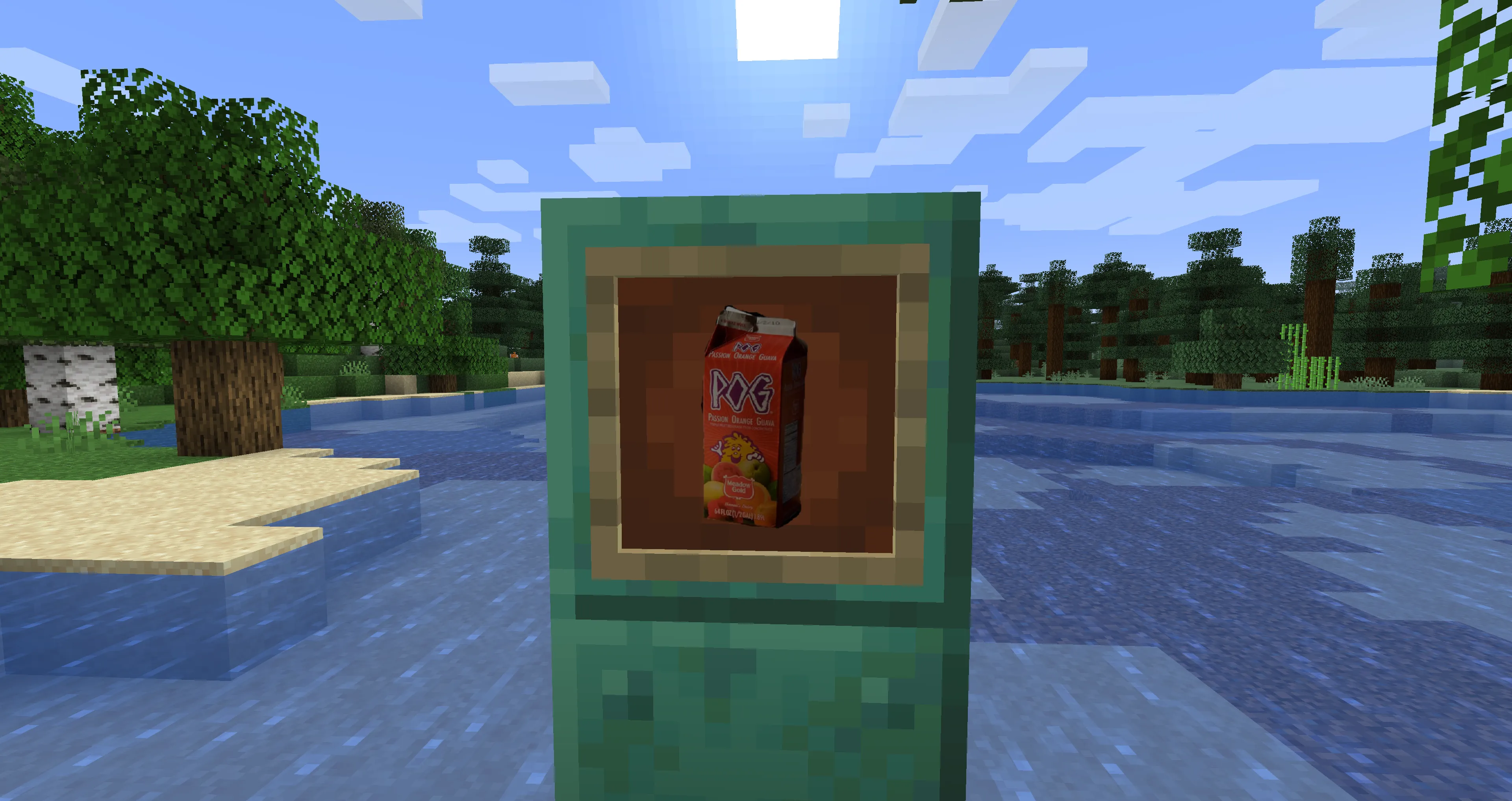 Wheat thins and pog juice, Текстуры, Minecraft