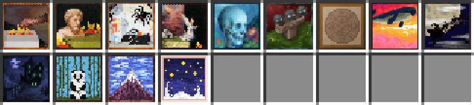 What Painting I'm Looking At?, Текстуры, Minecraft