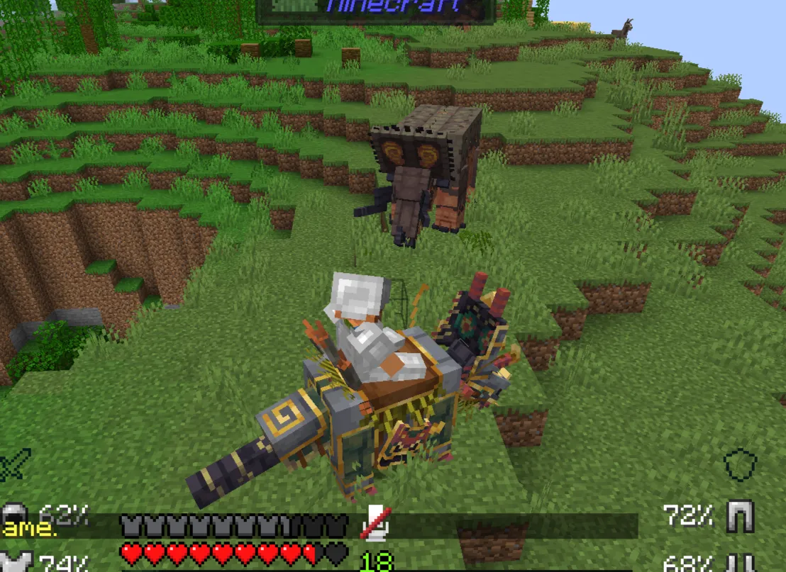 The Dawn Of The Jurassic Monke's — скриншот 1 (Модпаки, Minecraft)