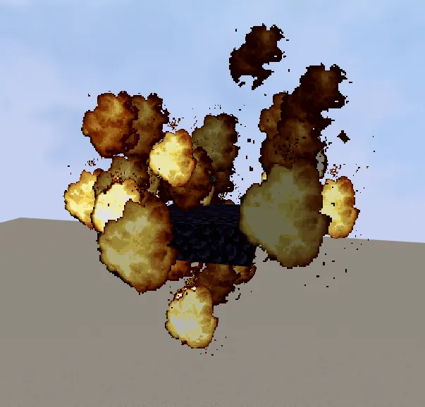 Deltarune Explosion — скриншот 1 (Текстуры, Minecraft)