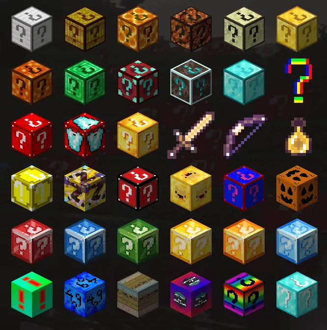 Lucky Block: Chaos & Fortune — скриншот 1 (Модпаки, Minecraft)