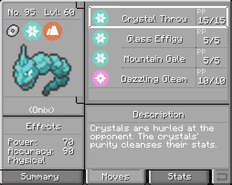Crystal Onix Reborn, Текстуры, Minecraft