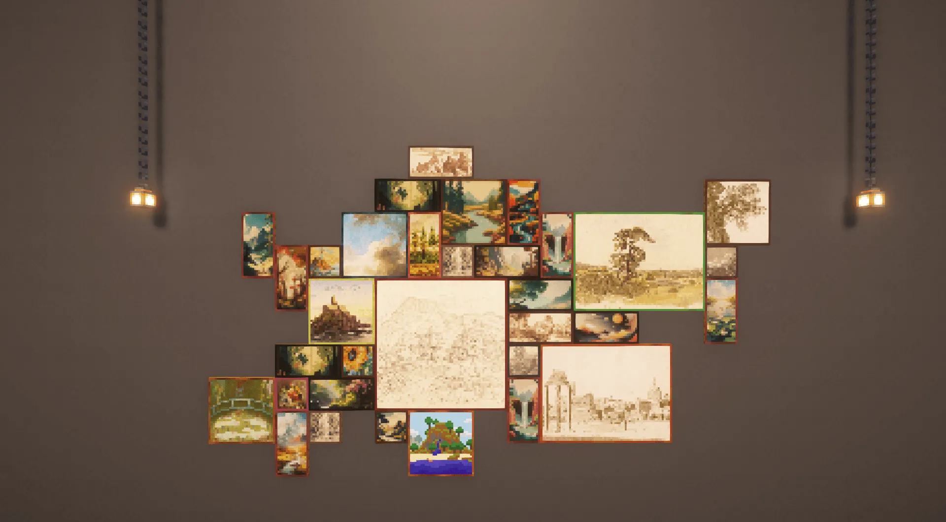 Nebulus Nature Paintings, Моды, Minecraft