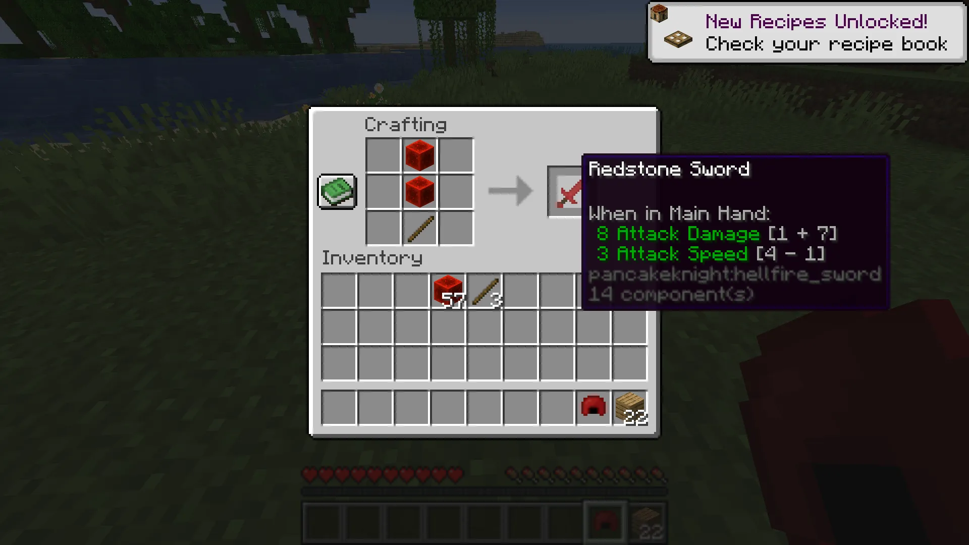 Redstone Block Armor, Моды, Minecraft