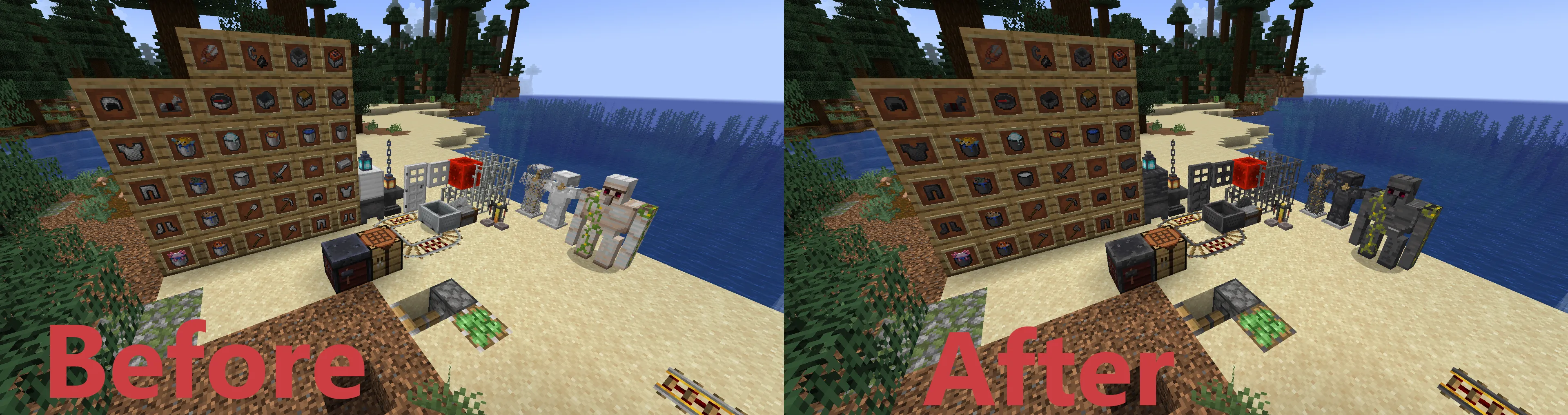 Consistent Iron — скриншот 1 (Текстуры, Minecraft)