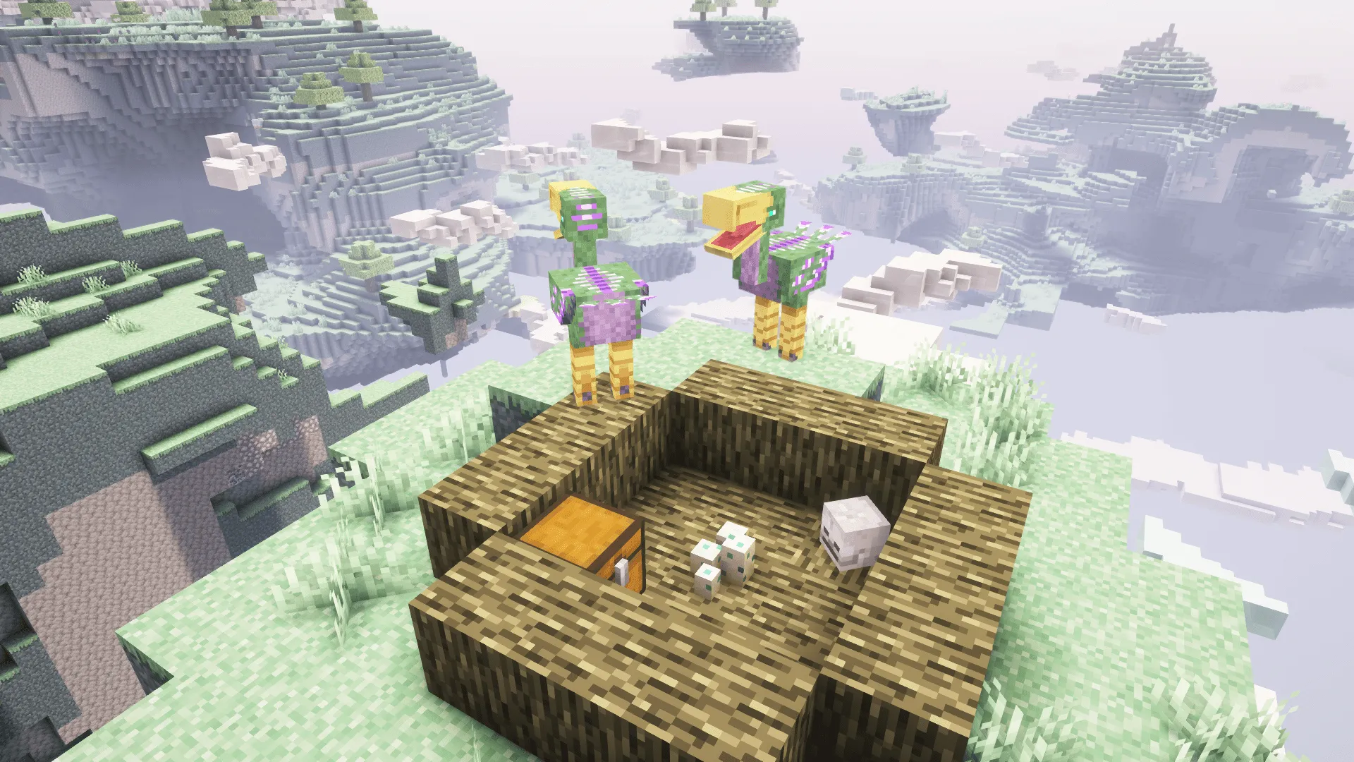 Explore Ruins: The Aether - Dungeons & Structures, Моды, Minecraft