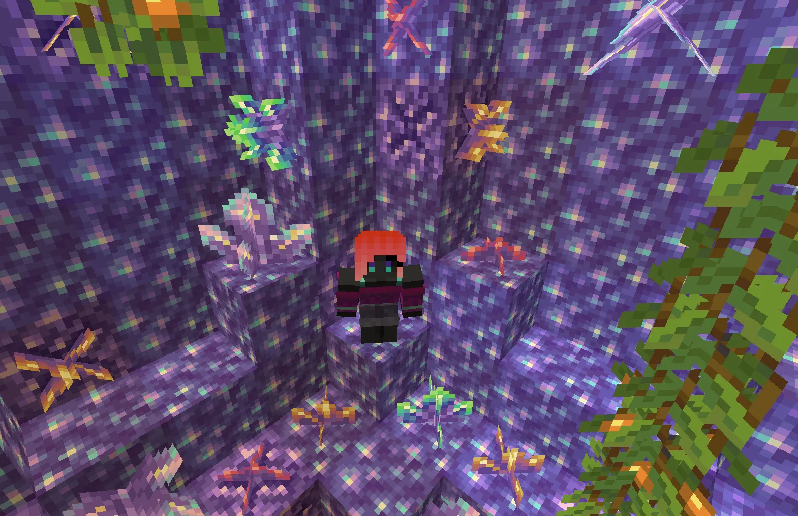 S33R Rainbow Amethyst — скриншот 2 (Текстуры, Minecraft)