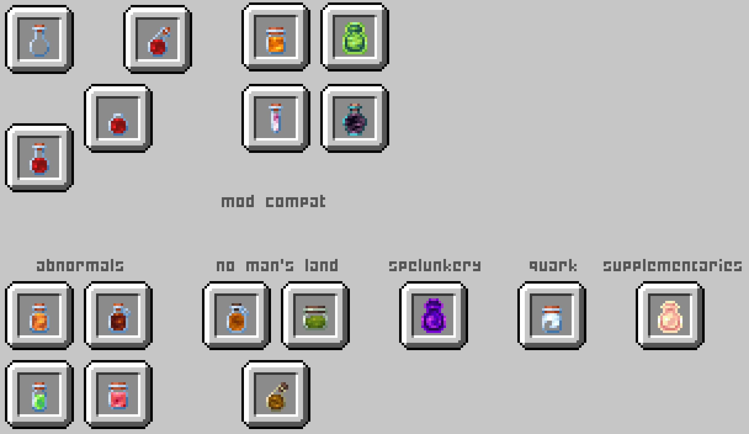 Kayla's Bottles, Текстуры, Minecraft