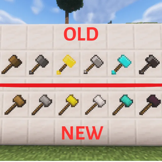 ReSimple Hammers, Текстуры, Minecraft